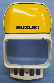 Scheinwerfer Verkleidung / Lampenmaske für Suzuki DR125, DR500, DR600 weiß